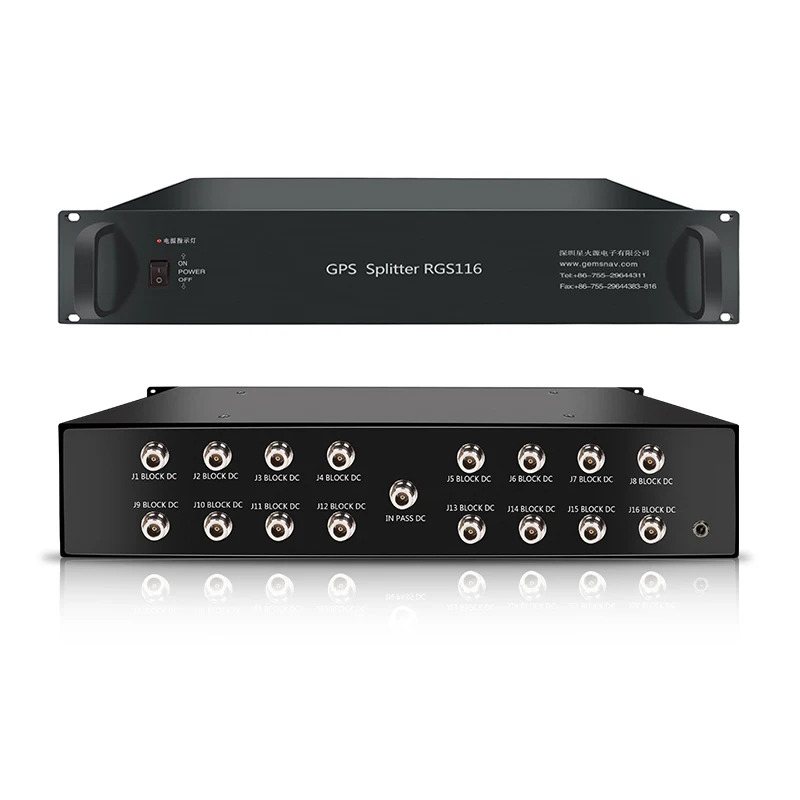 

16 Way Rackmount GPS and GNSS Active Antenna Splitter RGS116