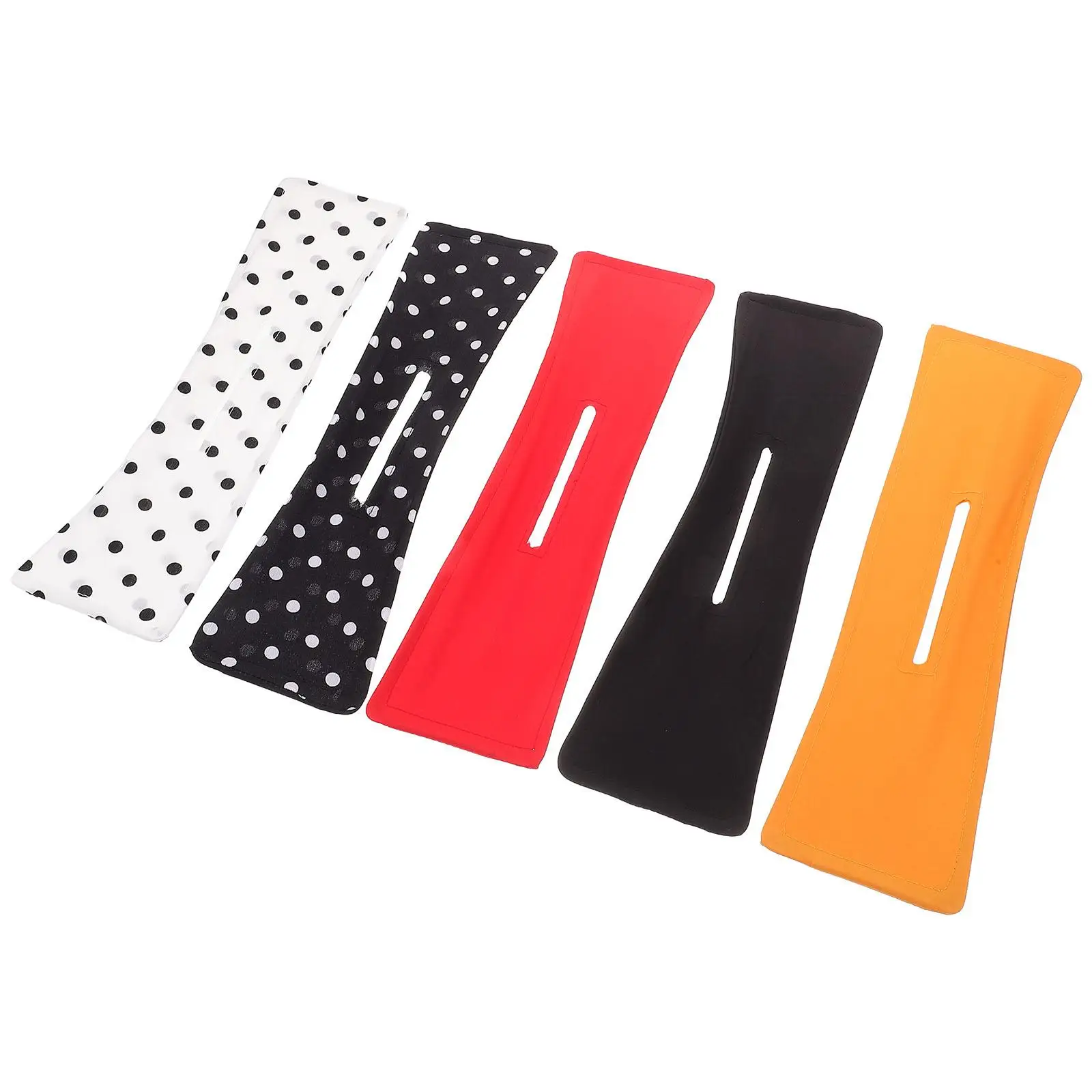 

5 Pcs Bun Womens Hair Maker Hair Clips Black Red Yellow Dots Women Accessories Styling Bun Accessories Essential