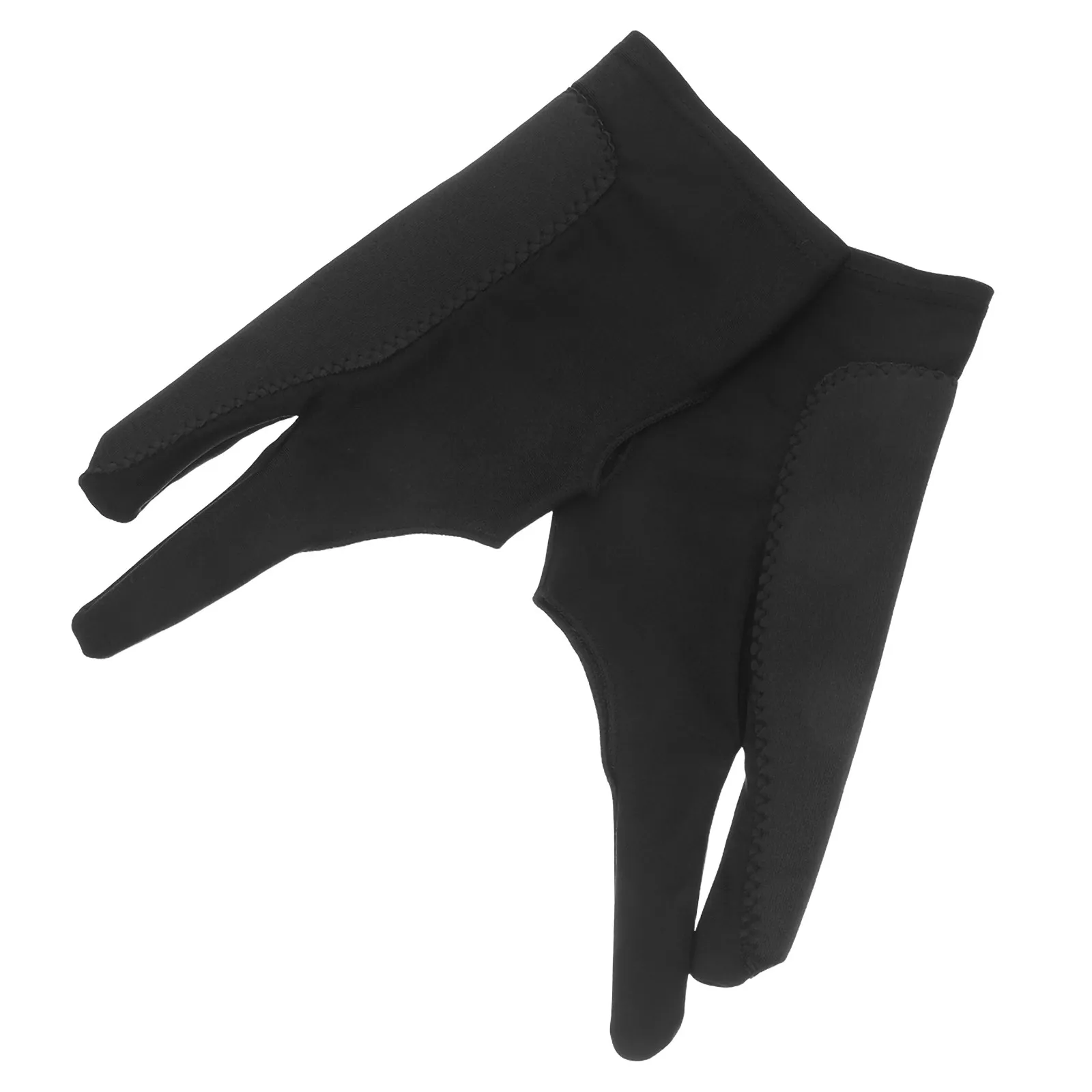 1Pair Drawing Gloves Two Finger Design Tablet Drawing Glove Lightweight Breathable Anti-Smudge Artist Glove for Digital Painting