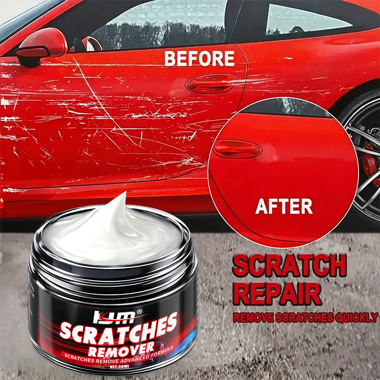 Pasta de Reparação de Arranhõe - Car Scratch Repair Polishing Wax Paste avaliação e preço