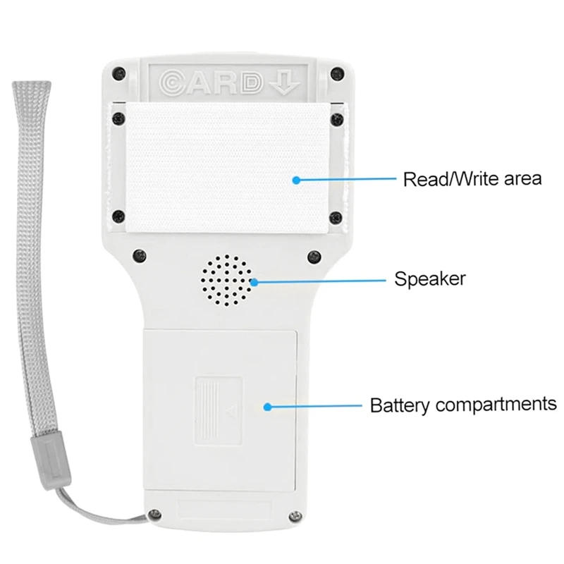 

RFID NFC Copier Reader Writer 10 Frequency Programmer For ID IC Card/Keyfob And 13.56Mhz UID Key Access Control System Durable