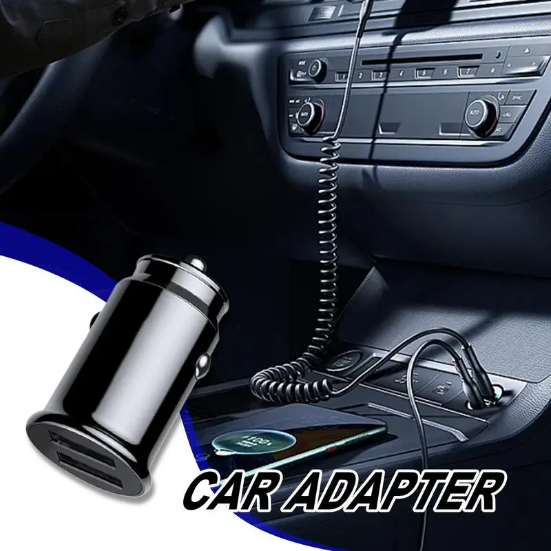 

Car Phone Charger Car Charger Port 3.1A Smart Charger Adapter Multiport Quick Charging Car Phone Charger 2 Port Car USB Charger