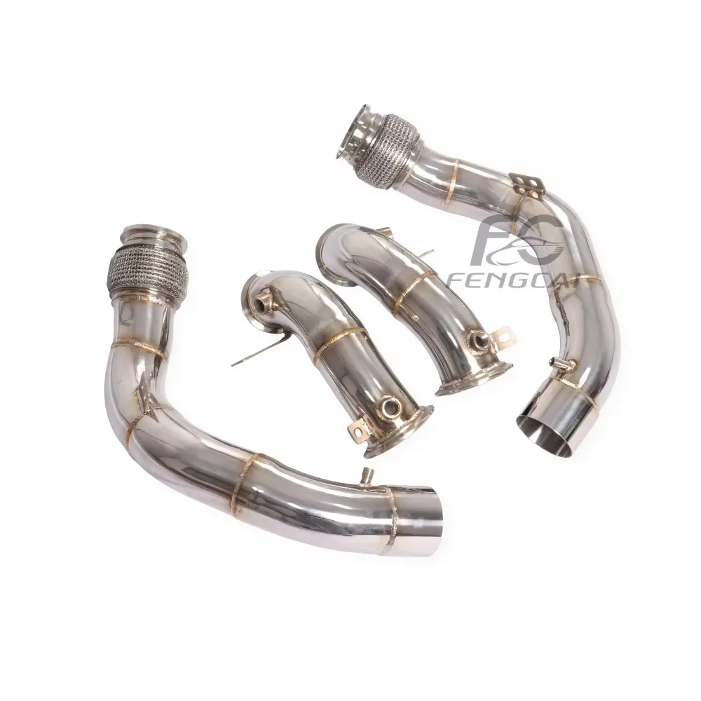 Tubería de Escape Delantera OEM Directa para BMW M5 M6 F9X 4.4T 2019-2023 con OPF, Tubos de Escape de Acero Inoxidable para Mejora de Potencia