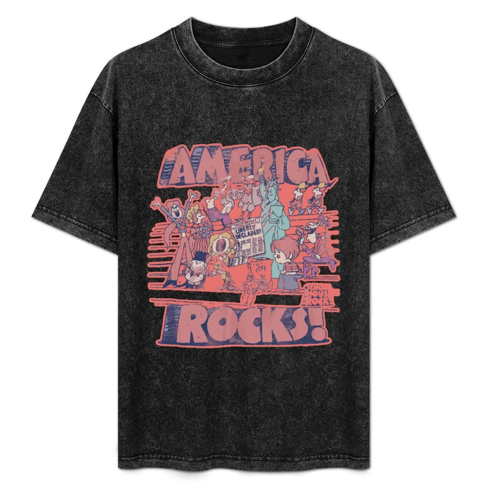 

Schoolhouse Rock America Rocks T-Shirt Big and Tall Short Sleeve Tee