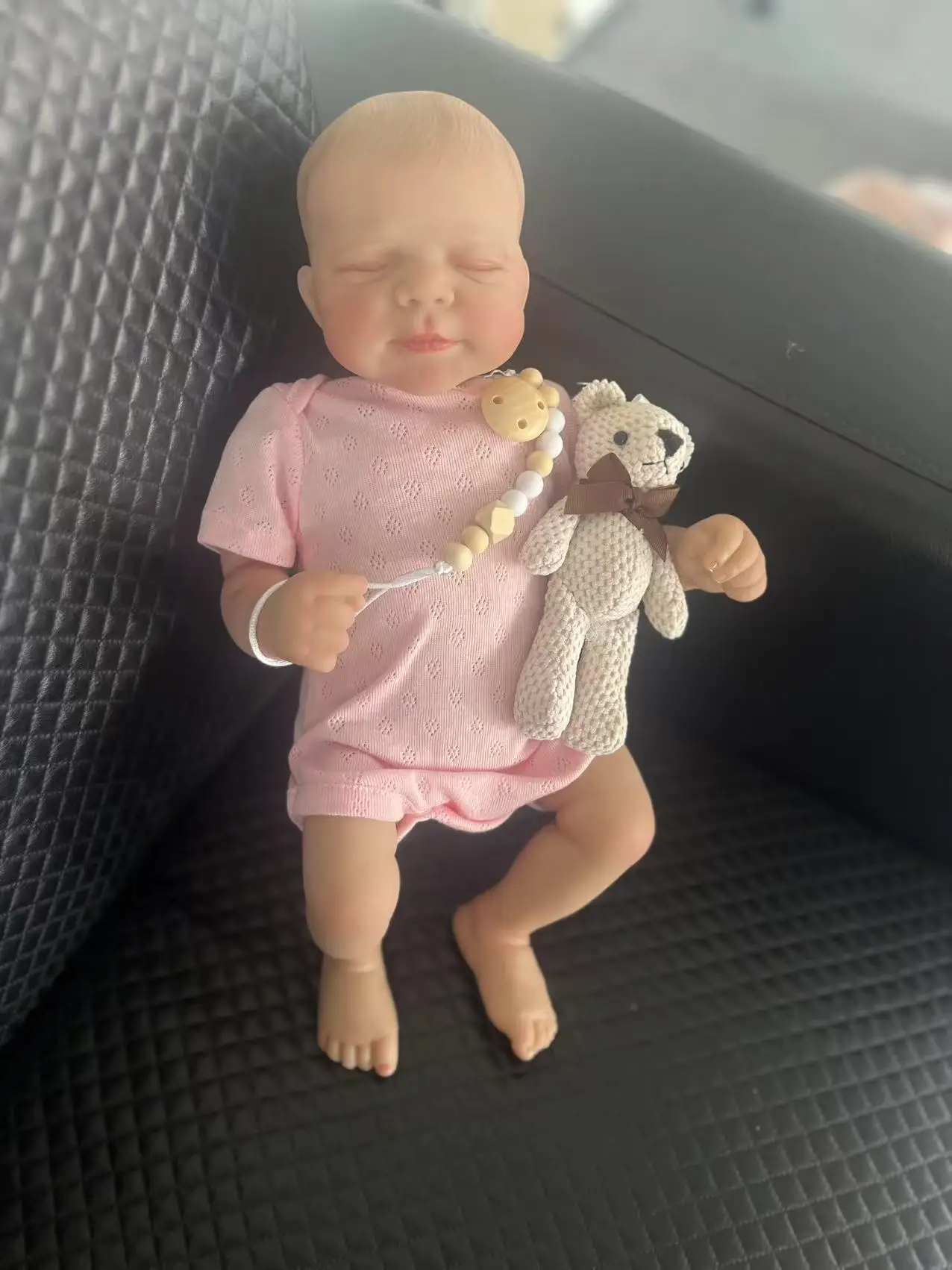 18-Zoll-Reborn-Baby Pascale mit handbemaltem Haar, lebensechte Neugeborenen-Babypuppen, 3D-Haut mit sichtbaren Adern, Mu Ettas Bebes Reborn