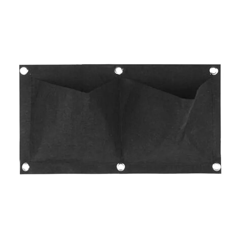 Pocket Wall Hanging Planting Bags Gardening flowers Plant Grow Pot Planter vegetables Home Garden Tool A4