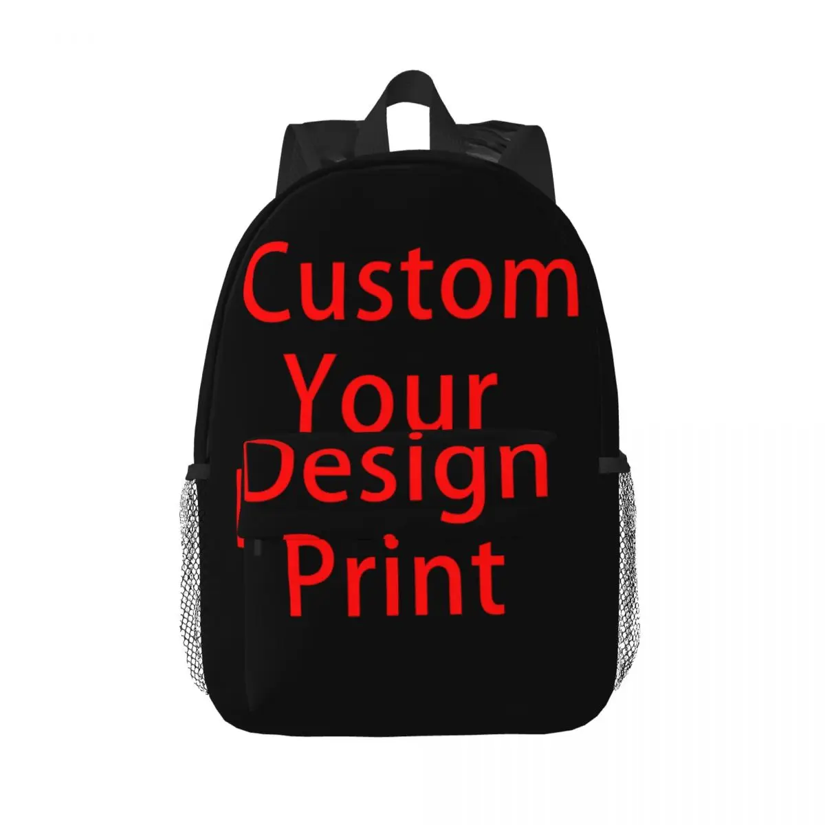 Custom Your Design Print Photo 3D Print Backpack for Boys Girls College School Travel Bags Women Men Bookbag Fits 15 Inch Laptop