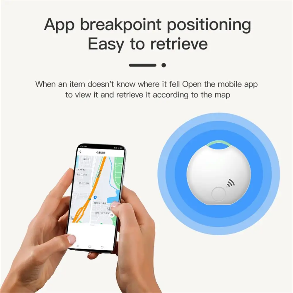 RSH Tuya Smart Anti-loss Device Bluetooth Smart Tag Wallet Key Pet Child Tracker GPS Finder Compatible Tuya Smart Life APP