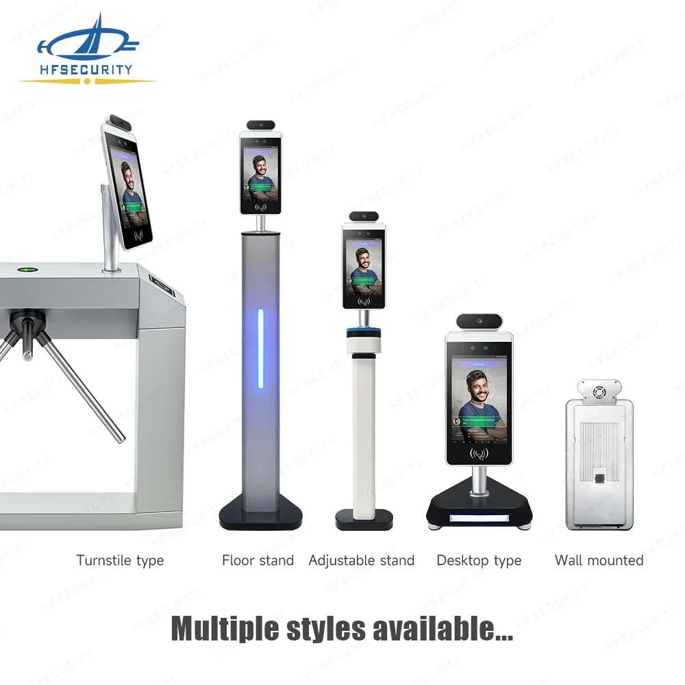 RA08T Android System Access Control 50000 Face Capacity Temperature Test Face Recognition Gate Door Device Access Control
