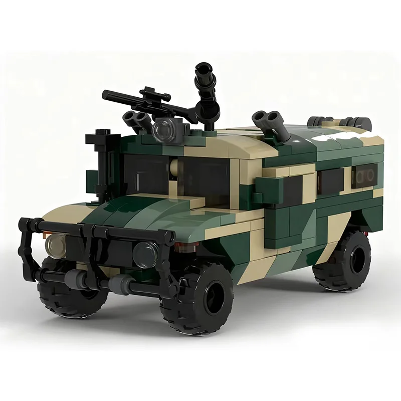 Tigr Light Armored Car Model MOC Building Bricks War Equipment Modular Technology Gifts Holiday Assemble Children Toys Suit