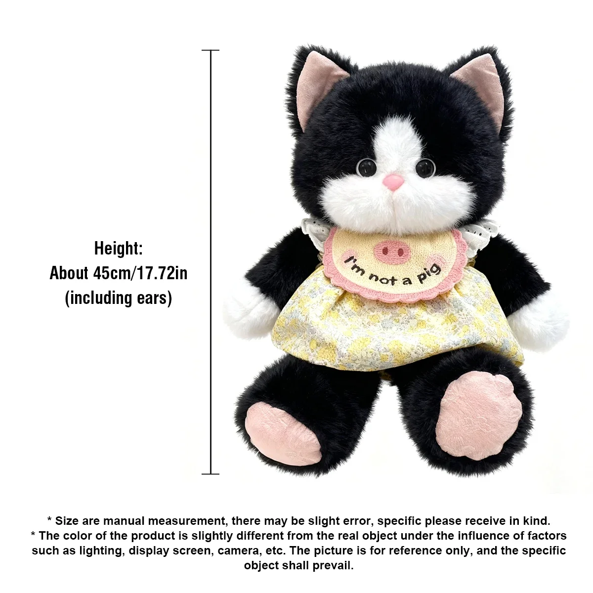 Peluche de Gato de Piel Sintética para Niños – Muñeco Extra Suave - imagen 2