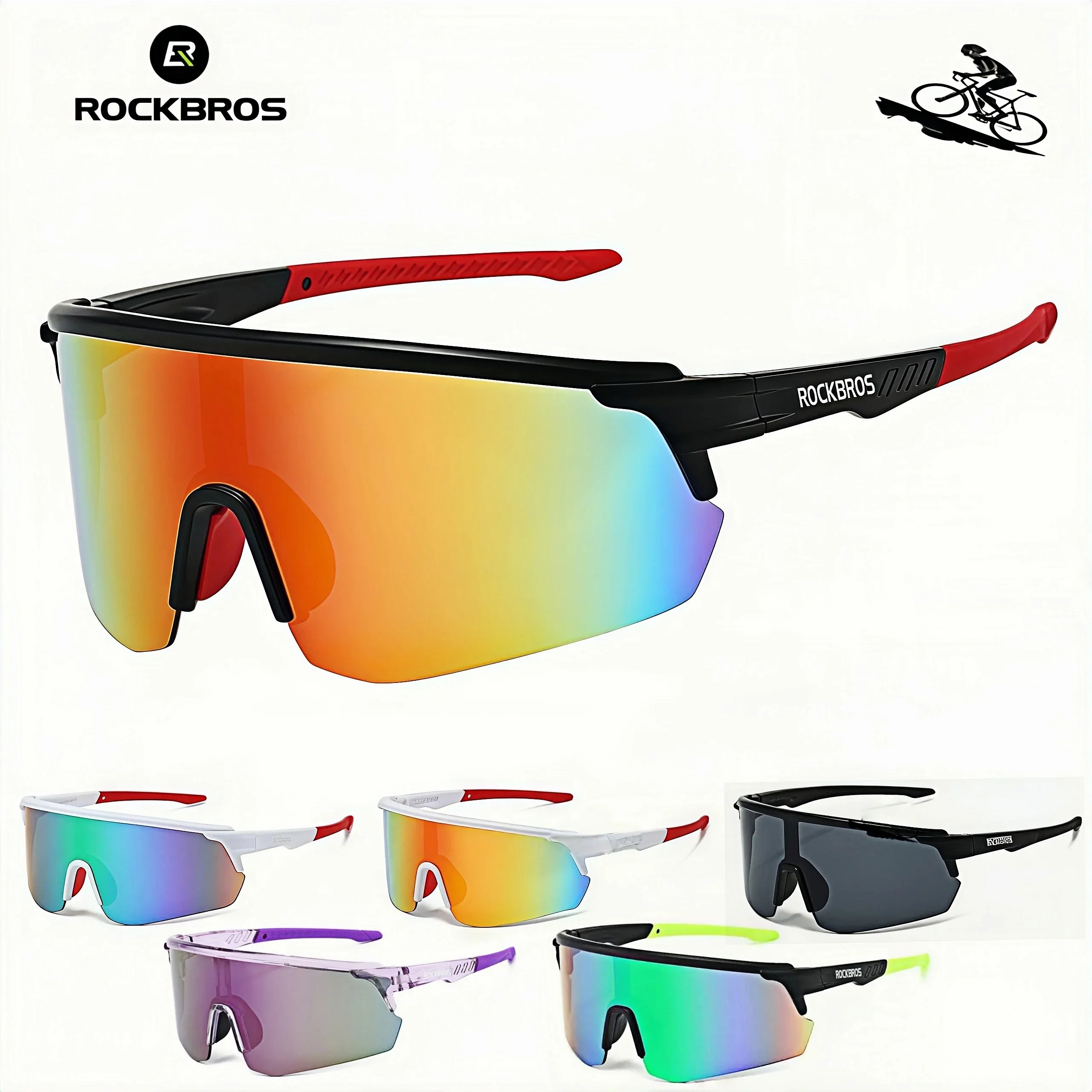 ROCKBROS  New anti fog and anti sand giant men's cycling UV400 goggles, driving goggles, outdoor sports camping hiking goggles