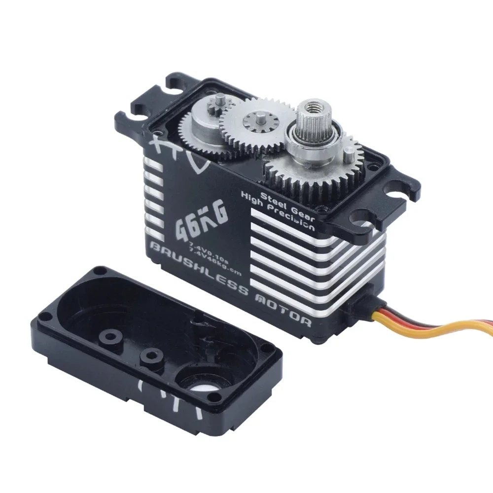 ใหม่ JX Servo BLS-HV7146MG 46KG Full CNC Digital Brushless มาตรฐานกันน้ํา Servo สําหรับ RC รถรถบรรทุก Crawler เฮลิคอปเตอร์หุ่นยนต์