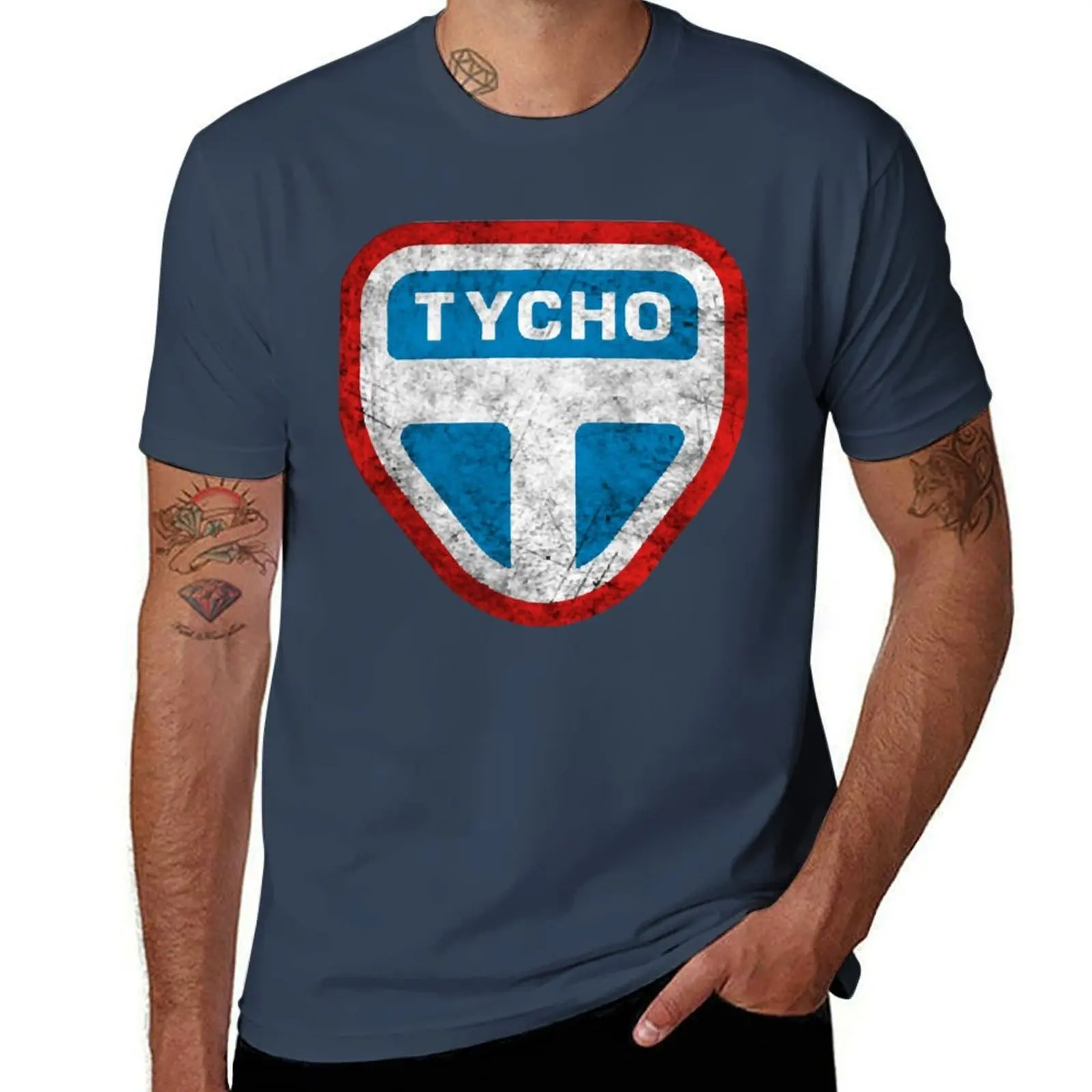 

The Expanse Tycho Logo Dirty Classic T-Shirt man graphic t shirt t shirts for man cotton soft T-Shirt