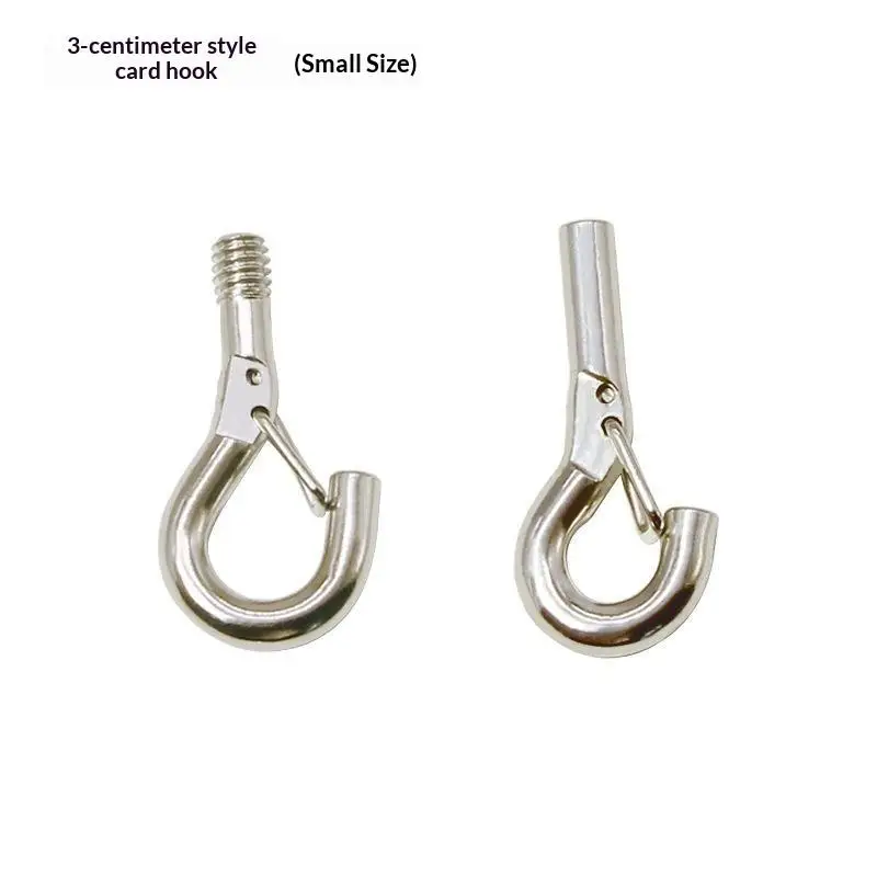 5PCS Heavy Duty M3 to M5 Threaded Suspension Hooks with Spring for Ceiling Hanging Christmas Decorations Ornaments