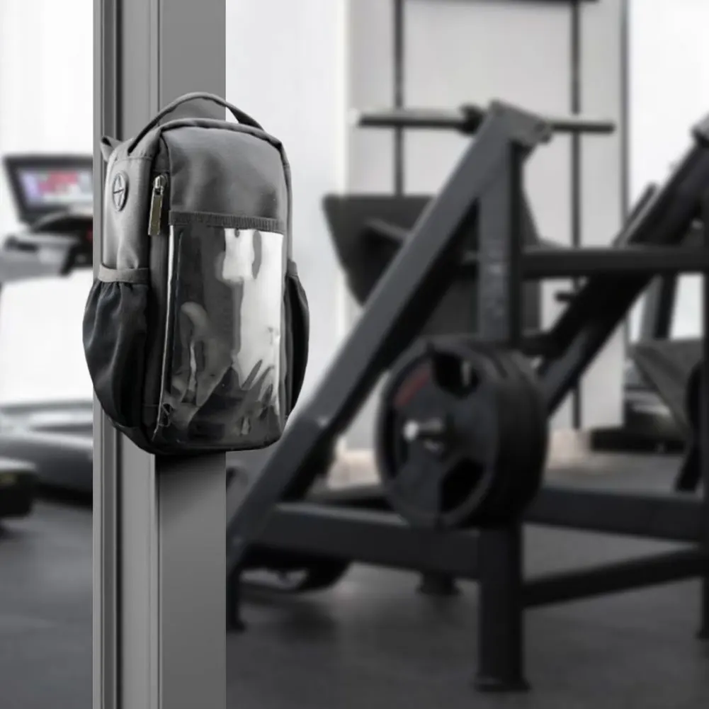 حقيبة حبال الصالة الرياضية المغناطيسية مع حامل زجاجة المياه حقيبة حامل زجاجات الصالة الرياضية مع حامل زجاجة للرجال والنساء منظم ملحقات الصالة الرياضية #1