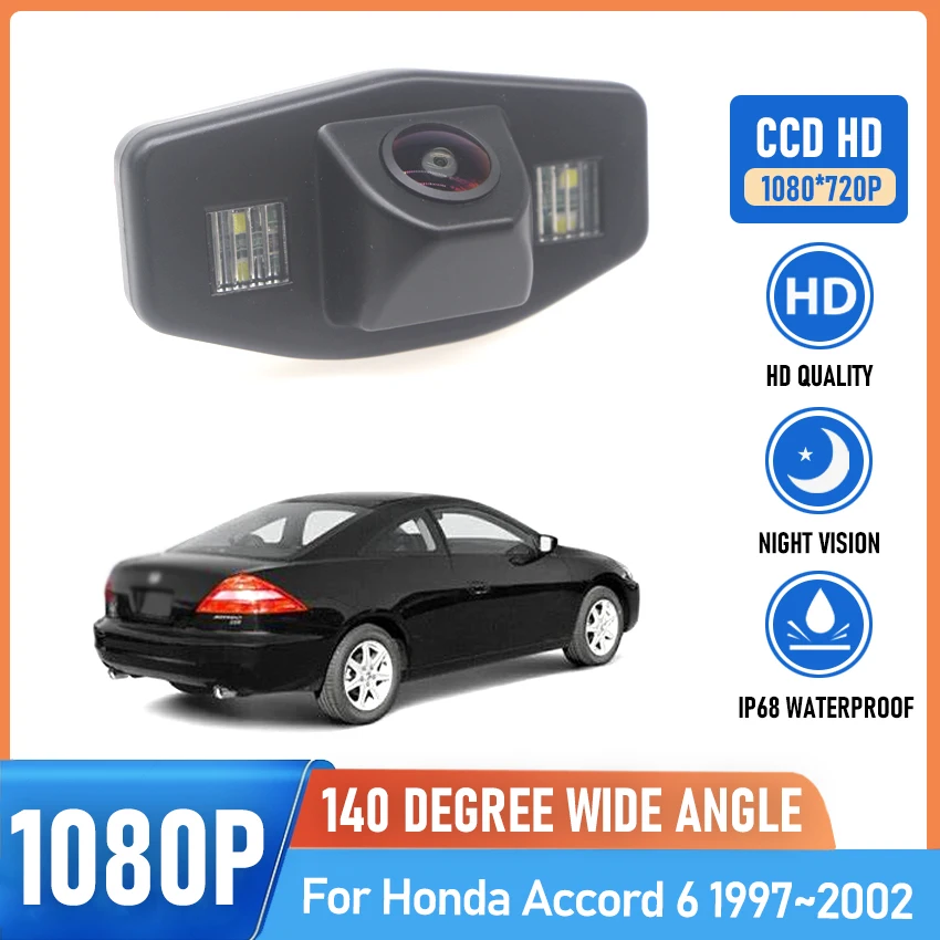 

CCD HD рыбий глаз камера заднего вида для Honda Accord 6 1997 1998 1999 2000 2001 2002 автомобильный монитор заднего вида с ночным видением