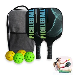 Hot Selling Pickleball Paddle High Quality Carbon Fiber Composite Spin Raw Carbon Fiber Spin Textured Surface With Foam Edge