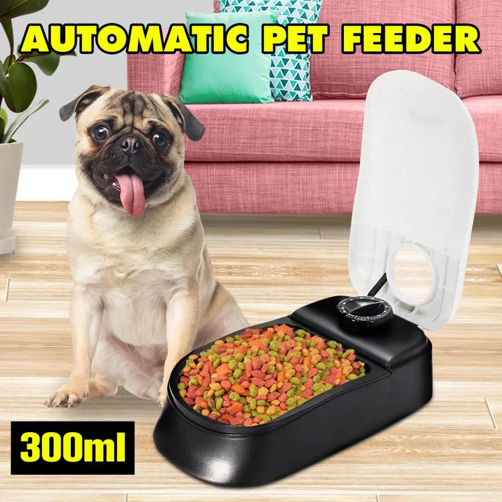 

Automatic Pet Feeder 48 Hr Timed Food Feeding Bowl Dish Dog Cat Auto