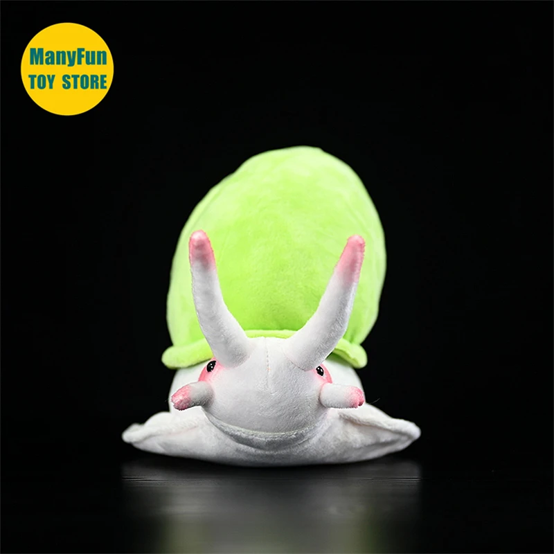 Snail Plush Toy High Fidelity Leptopoma nitidum Plushie Snails Peluche Lifelike Stuffed Animals Simulation Doll Kawai Toy Gifts