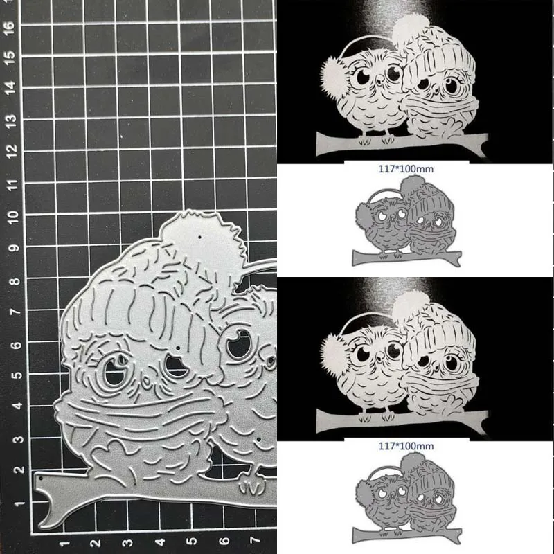 

metal cutting dies cut die mold Owl Animal decoration Scrapbook paper craft knife mould blade punch stencils dies