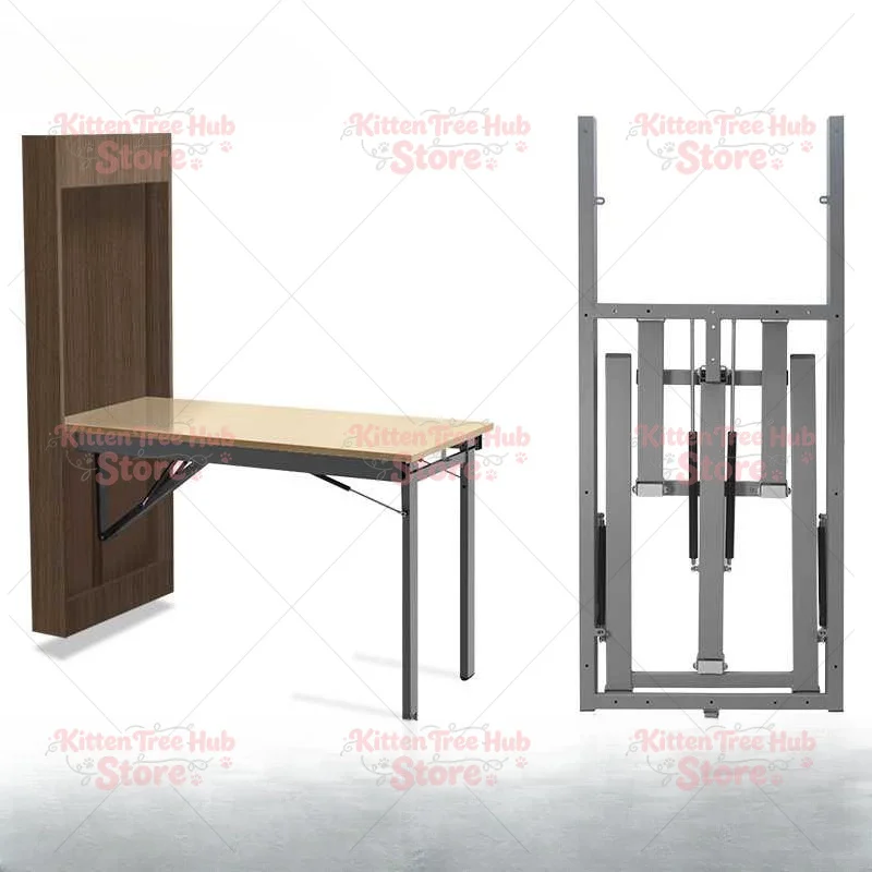 Multi Function Furniture Hardware Fitting Transformer Convertible Table Wall Mounted Dining