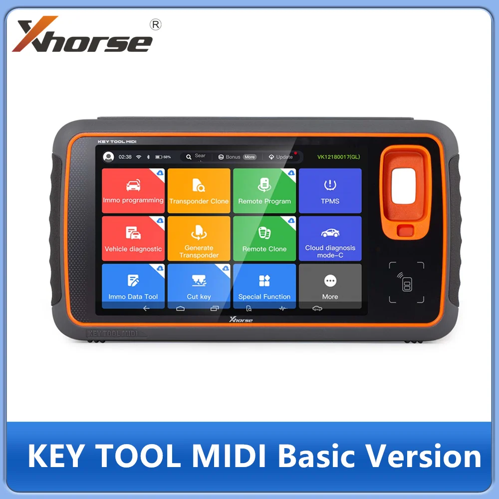 

Xhorse Key Tool MIDI Basic Version 2-in-1 Automotive Solution For IMMO Programming and TPMS Function