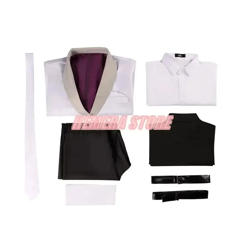silisili ASigma Cosplay Anime Bungou Stray Dogs 4th Costume Sigma Trench Uniform Suit Halloween Christmas Party Outf 2025 ☆ New