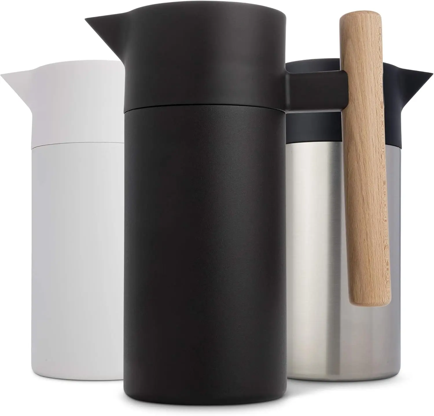 

40oz Stainless Steel Vacuum Insulated Coffee Carafe with Tea Infuser, Keeps Drinks Hot or Cold for Hours