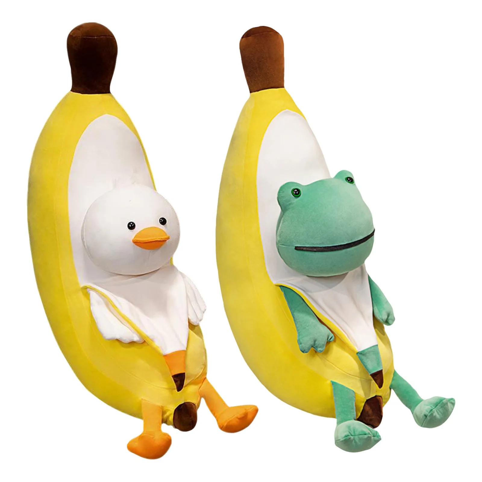 

Мультяшная милая банановая мягкая подушка для спальни, успокаивающая тревогу, кукла-компаньон, плюшевые игрушки, праздничный подарок на день рождения для детей