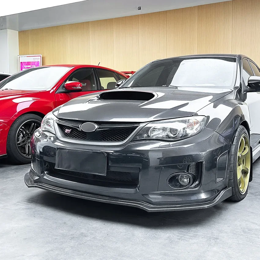 For Subaru Impreza WRX STI 2011 2012 2013 2014 3Pcs Car Front Bumper Lip Splitter Diffuser Spoiler Bumper Body Kits