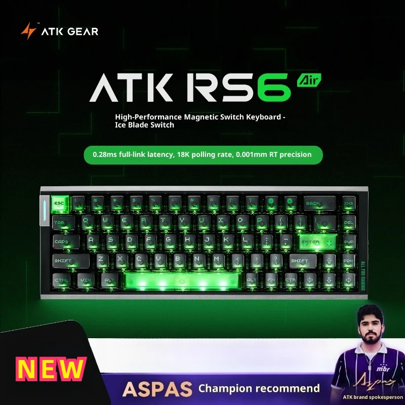 ATK RS6 エア磁気スイッチメカニカルキーボード有線ガスケット構造