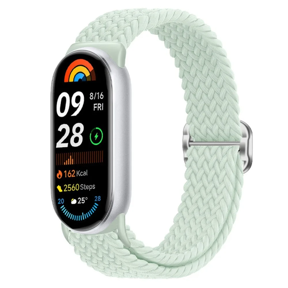 

Nylon Watch Strap Breathable Soft Smart Watchband Multicolored Knit Watch Replacement Bracelet for Band 8/9/10 Unisex