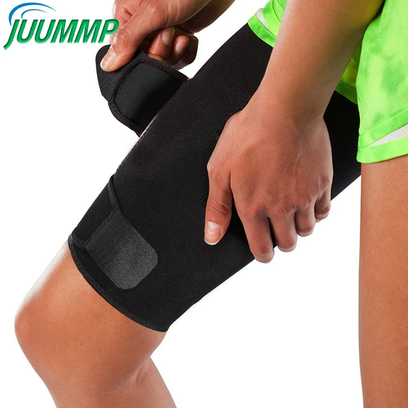 

1Pcs Thigh Brace Hamstring Wrap Compression Sleeve Trimmer，For Pulled Hamstring Muscle,Tendinitis Injury,Sports Injury Recovery