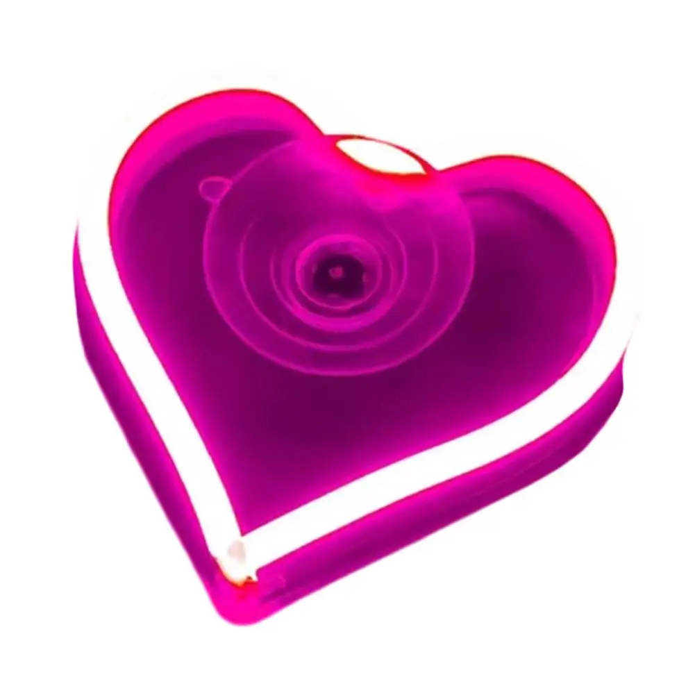 نافذة السيارة المثلثة الحب أضواء النيون النافذة الخلفية ضوء النيون الإضاءة الداخلية النافذة الخلفية أضواء النيون اكسسوارات السيارات