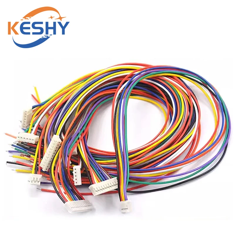 10PCS Mini Micro JST 2,0 PH Buchse 2/3/4/5/6/7/8/9/10/11/12Pin Stecker mit Terminal Drähte Kabel 100mm 200MM 300mm 26AWG