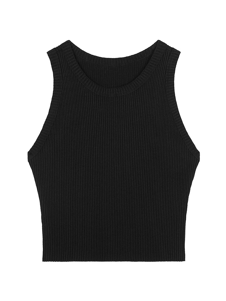 JNBY Sommer Slim Fit Tank Top rund Ne Svel Baumwollmischung Casual Sle ort Länge Innenbekleidung für Frauen