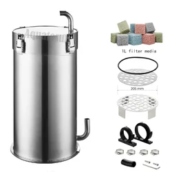 Stainless Steel Aquarium External Canister Filter Premium Quality Fish Tank Grass Tank Canister Filter фильтр аквариумов внешний