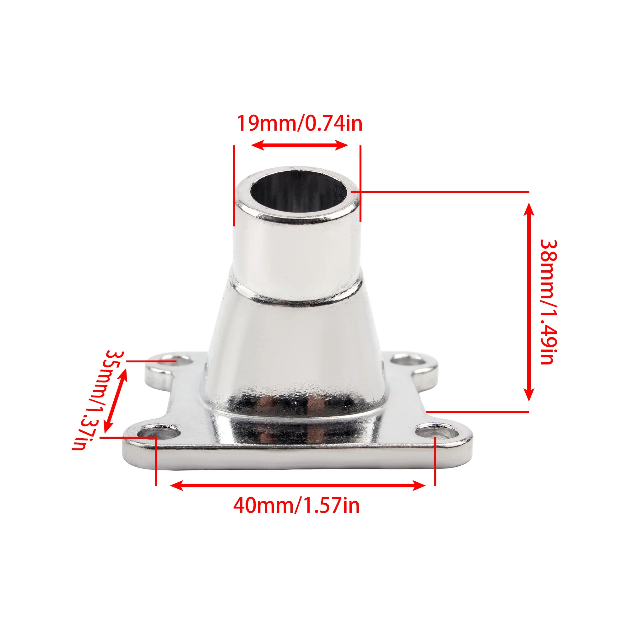 Motorcycle Universal Water Cooled Inlet Manifold Adapter Intake Pipe Connector Modified Engine Carburetor Cooling Interface