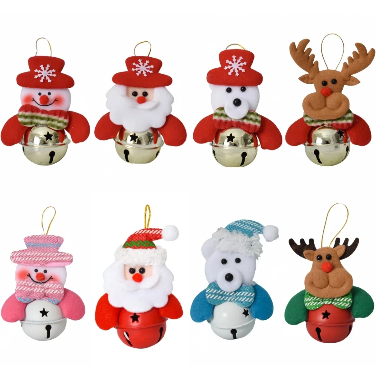 جلجل أجراس عيد الميلاد جرس شجرة عيد الميلاد زخرفة معلقة قلادة أجراس الزخرفية عيد الميلاد منتجات ديكور المنزل