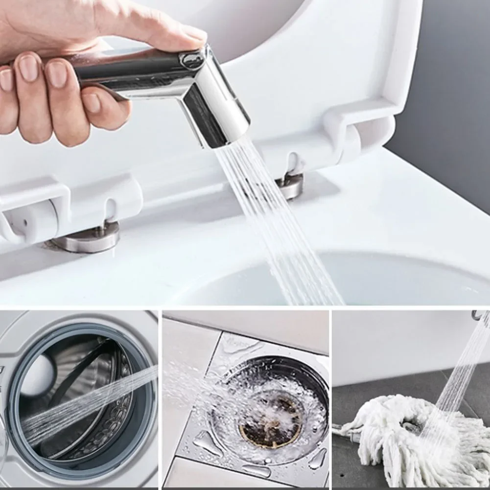 Adjustable Press-free Bidet Toilet Flusher Booster Cleaning Nozzle Valve Of Bathroom Accessories Bidet Toilet Seat