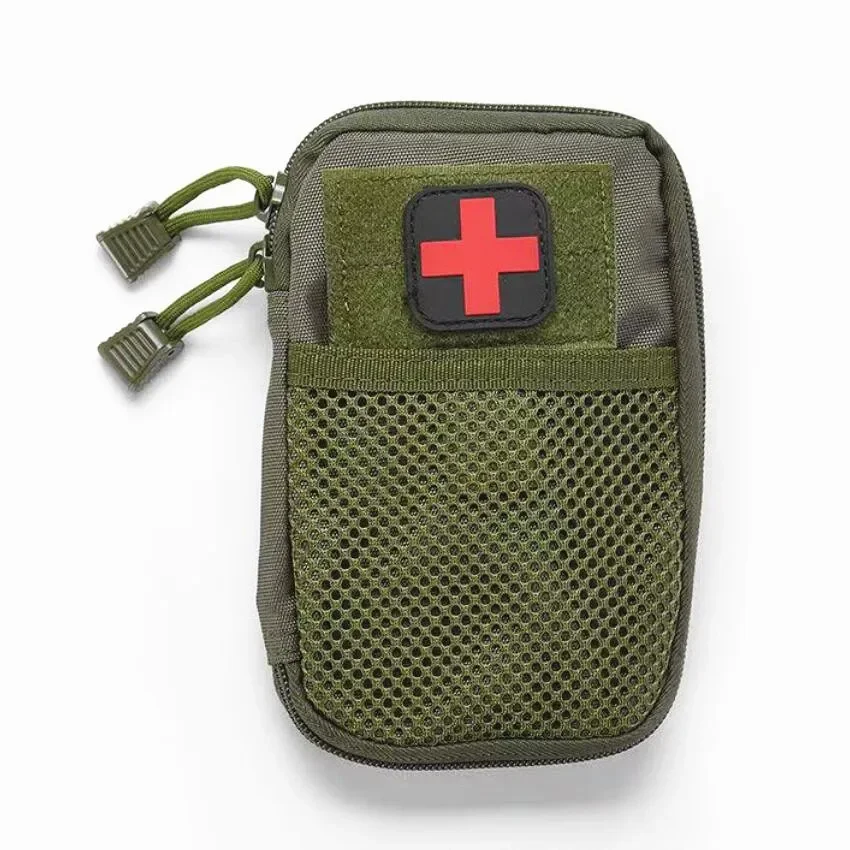 Portable Military Tactical First Aid Kit Empty Bag Bug Out Bag Water Resistant Hiking Travel Emergency Treatment Survival Gear