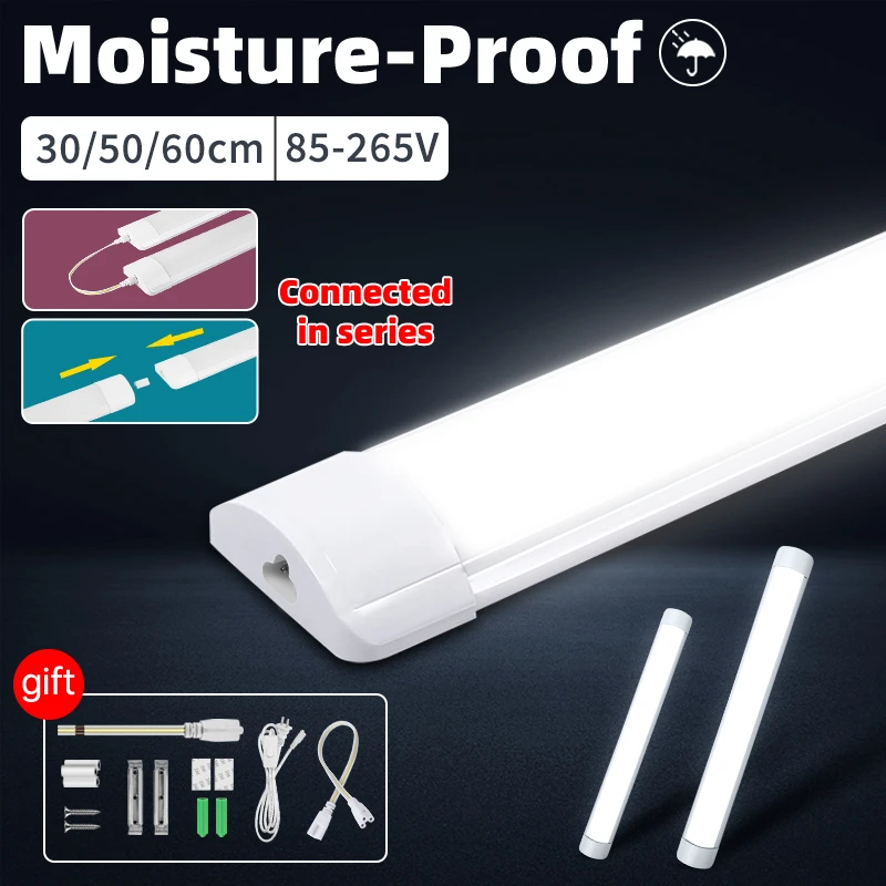

Led Tube Light 85-265v 10W 20W Led Bar Lamp 30/50CM Tube Ceiling Wall Lamps Home Indoor Lighting Fixture For Kitchen Bedroom