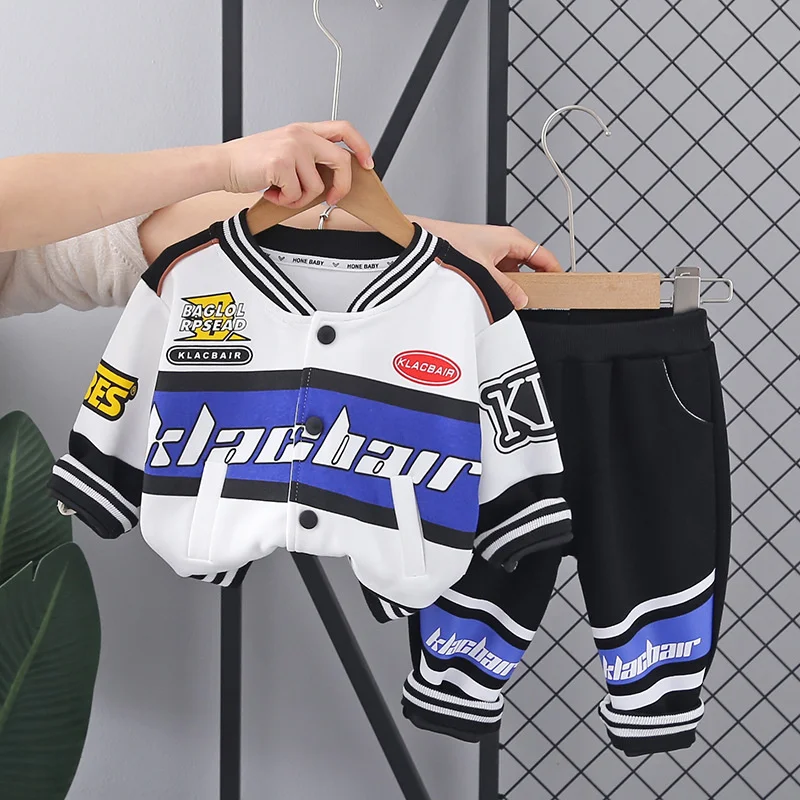 New Spring Autumn Children Girls Outfits Baby Clothes Boys Sports Jacket Pants 2Pcs/Sets Toddler Casual Costume Kids Tracksuits