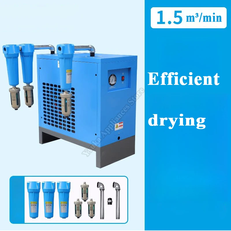 Refrigerated Air Dryer Permanent Magnet Variable Frequency Screw Compressor Type Desalination Compression Water Removal Machine