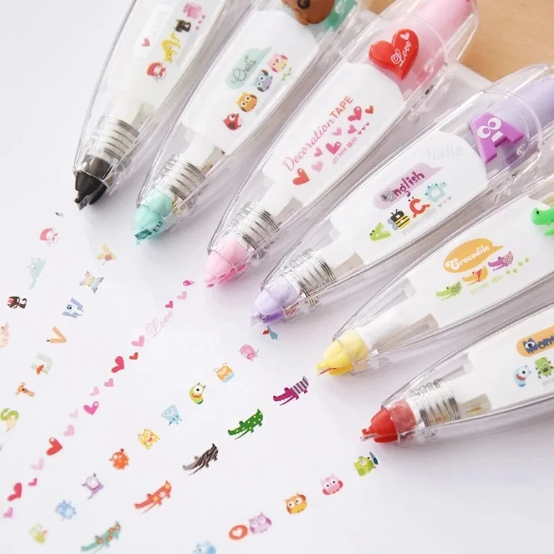 1pc Cute Kawaii Mechanical Design Correction Tape - Perfect for Decorating Diaries and School Supplies