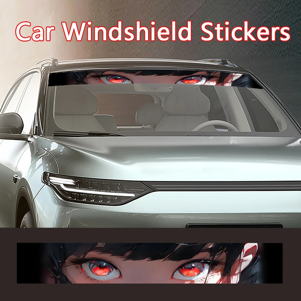 

Женский самурай, авто наклейки на лобовое стекло автомобиля, переднее и заднее лобовое стекло, задняя шестерня, солнцезащитный козырек, декоративные наклейки, наклейка
