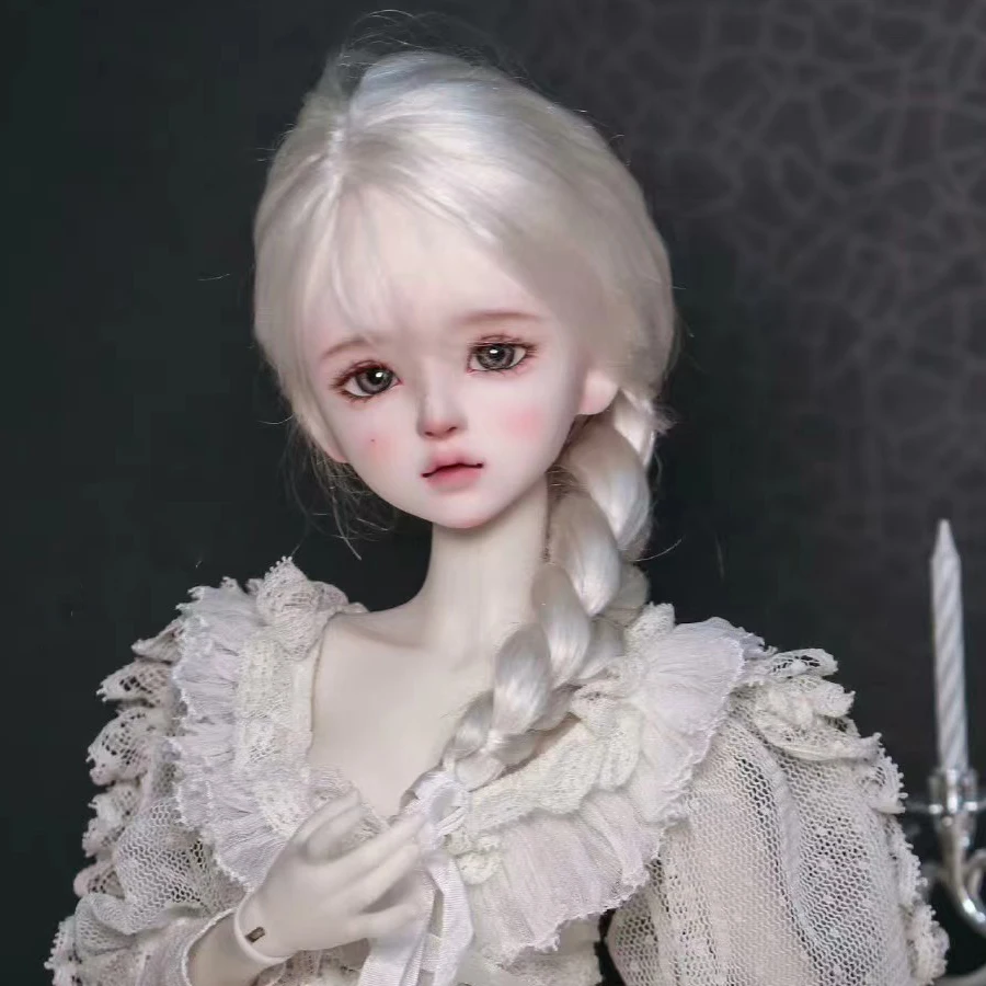 New 1/4 BJD Doll Head No Makeup Resin Material Doll Accessories DIY Lovely Girl Doll Gifts