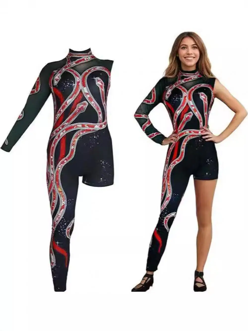 Combinaison imprimée de Taylor The Era Tour, Cosplay, Performance sur scène, Halloween, ixde carnaval, Gelwomen