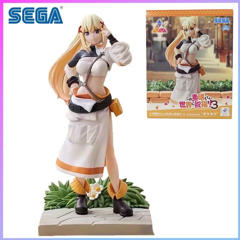 

SEGA В наличии Luminasta KonoSuba 3 Darkness в наличии, оригинальный гаражный набор для сборки, подарки, игрушки, модели, декоративные фигурки